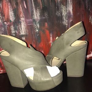 Vic Matie Wedge Cross over heels